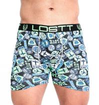 Kit 3 Cueca Boxer Microfibra Estampada Confortável
