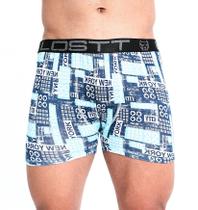 Kit 3 Cueca Boxer Microfibra Varias Estampada Confortável