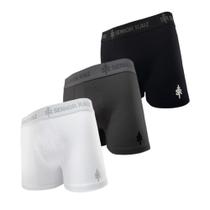 Kit 3 Cueca Boxer Senhor Raiz Algodão Masculina