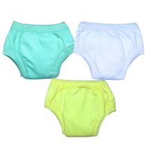 Kit 3 Cueca Calcinha Treinamento Desfralde Fralda V/B/A