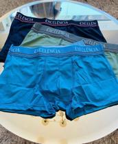 Kit 3 cueca longa microfibra