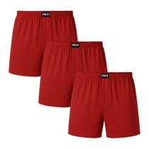 Kit 3 Cueca Samba Canção Viscose Premium Fibra de Bambu Pijama para Dormir Toque Algodão Seda Gelado