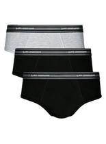 Kit/3 Cueca Slip Lupo 00524-089 Adulto Algodão T. P/GG