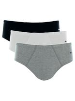 Kit/3 Cueca Slip Mash 010.20 Masculina Basica Algodão T. P/GG