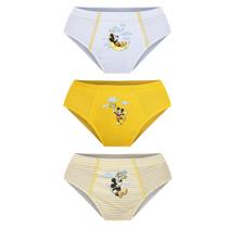 Kit 3 Cueca Slip Mickey Lupo Algodão Infantil 111-089