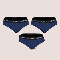 Kit 3 Cueca Slip Zorba Max 100% Algodão Qualidade Conforto