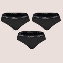 Kit 3 Cueca Slip Zorba Max 100% Algodão Qualidade Conforto