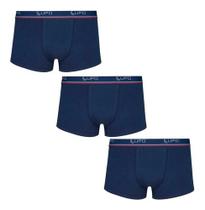 Kit 3 Cueca Sunga Lupo Cueca Algodão Elastano Lupo Adulto