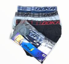 Kit 3 Cuecas Adulto Slip Tradicional Ref: 107 Algodão Kit 3 Cuecas Adulto Slip Tradicional Ref: 107 Algodão