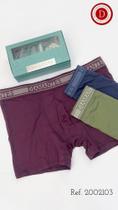 Kit 3 cuecas Boxer Adulto Diamantes Lingerie TAM G