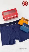 Kit 3 cuecas Boxer Adulto Diamantes Lingerie TAM M