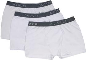 Kit 3 Cuecas Boxer Algodão Ogochi