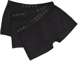 Kit 3 Cuecas Boxer Algodão Ogochi