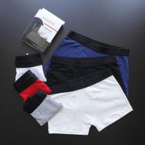 Kit 3 Cuecas Boxer Aramis Cotton Pima