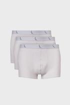 Kit 3 Cuecas Boxer Básicas Reserva Monocromática Branca - Cor Branco - Tamanho XL/GG