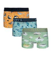 Kit 3 Cuecas Boxer Box Infantil Algodão Estampado Meninos