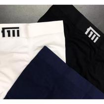 Kit 3 Cuecas Boxer Fatto A Mano Poliamida Elastano Kit 3 Cuecas Boxer Fatto A Mano Poliamida Elastano