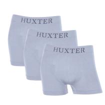 Kit 3 cuecas boxer huxter microfibra sem costura box adulto