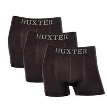 Kit 3 cuecas boxer huxter microfibra sem costura box adulto