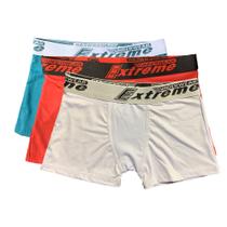 Kit 3 Cuecas Boxer Infantil Fristyle Em Microfibra Lisa Kit 3 Cuecas Boxer Infantil Fristyle Em Microfibra Lisa