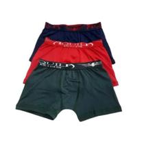 Kit 3 cuecas boxer infantil microfibra premium ajuste perfei