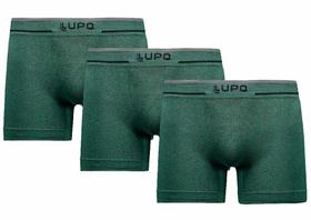 Kit 3 Cuecas Boxer Lupo Microfibra Sem Costura - Toque Suave e Tecnologia Antimicrobiana