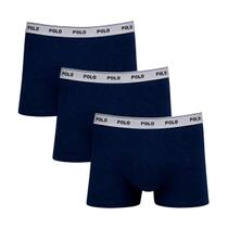 Kit 3 Cuecas Boxer Masculina Polostar Cotton Plus Size G1 ao G3 Kit 3 Cuecas Boxer Masculina Polostar Cotton Plus Size G1 ao G3