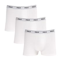 Kit 3 Cuecas Boxer Masculina PoloStar Cotton Plus Size G1 ao G3 Kit 3 Cuecas Boxer Masculina PoloStar Cotton Plus Size G1 ao G3