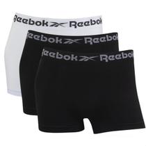 Kit 3 Cuecas Boxer Masculina Reebok Classic Microfibra Lisa