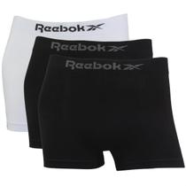 Kit 3 Cuecas Boxer Masculina Reebok Classic Microfibra Lisa