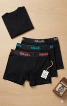 Kit 3 Cuecas Boxer Mash Masculina Algodão Premium Cores Sortidas Original