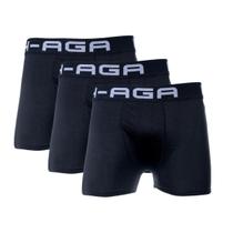 Kit 3 Cuecas Boxer Microfibra Adulto Conforto
