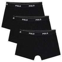 Kit 3 Cuecas Boxer Polo Cotton Infantil Kids Algodão Forro Duplo Confortável Kit 3 Cuecas Boxer Polo Cotton Infantil Kids Algodão Forro Duplo Confortável