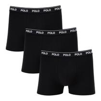 Kit 3 Cuecas Boxer Polo Star Cotton Algodão Masculina Original