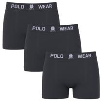 Kit 3 Cuecas Boxer Polo Wear Basic Infantil