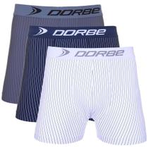 Kit 3 Cuecas Boxer Risca de Giz