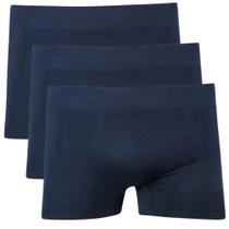 Kit 3 Cuecas Boxer Sem Costura
