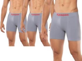 Kit 3 Cuecas boxer sem costura poliamida anti assadura escolha as cores