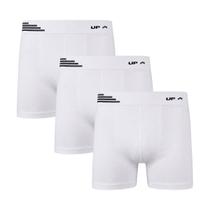 Kit 3 Cuecas Boxer Up 436 Masculina Microfibra Sem Costura