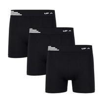 Kit 3 Cuecas Boxer Up 436 Masculina Microfibra Sem Costura Kit 3 Cuecas Boxer Up 436 Masculina Microfibra Sem Costura