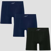 Kit 3 Cuecas Boxer Zee Rucci Modal e Poliamida Conforto