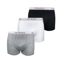 Kit 3 Cuecas Boxers Infantil Box Algodão Cotton Conforto Kit 3 Cuecas Boxers Infantil Box Algodão Cotton Conforto