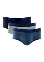 kit 3 cuecas cotton slip Mash 113.06 algodão elástico bordado