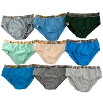 Kit 3 Cuecas - infantil de algodão com cós Elástico