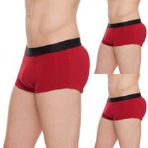 Kit 3 Cuecas Levanta Bumbum Mini Boxer Traseiro John Skull