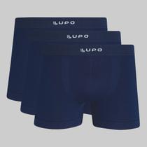 Kit 3 Cuecas Lupo Boxer Micromodal 00661