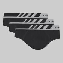 Kit 3 Cuecas Lupo Slip Microfibra Sem Costura 00691-103