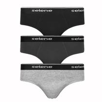 Kit 3 Cuecas Masculina Algodão Cós Aparente Kit 3 Cuecas Masculina Algodão Cós Aparente