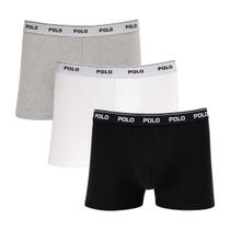Kit 3 Cuecas Masculina Boxer PoloStar Cotton Algodão Kit 3 Cuecas Masculina Boxer PoloStar Cotton Algodão