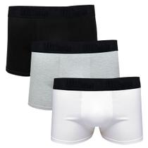 Kit 3 Cuecas Masculinas Boxer Cotton Basic Wilson Colors